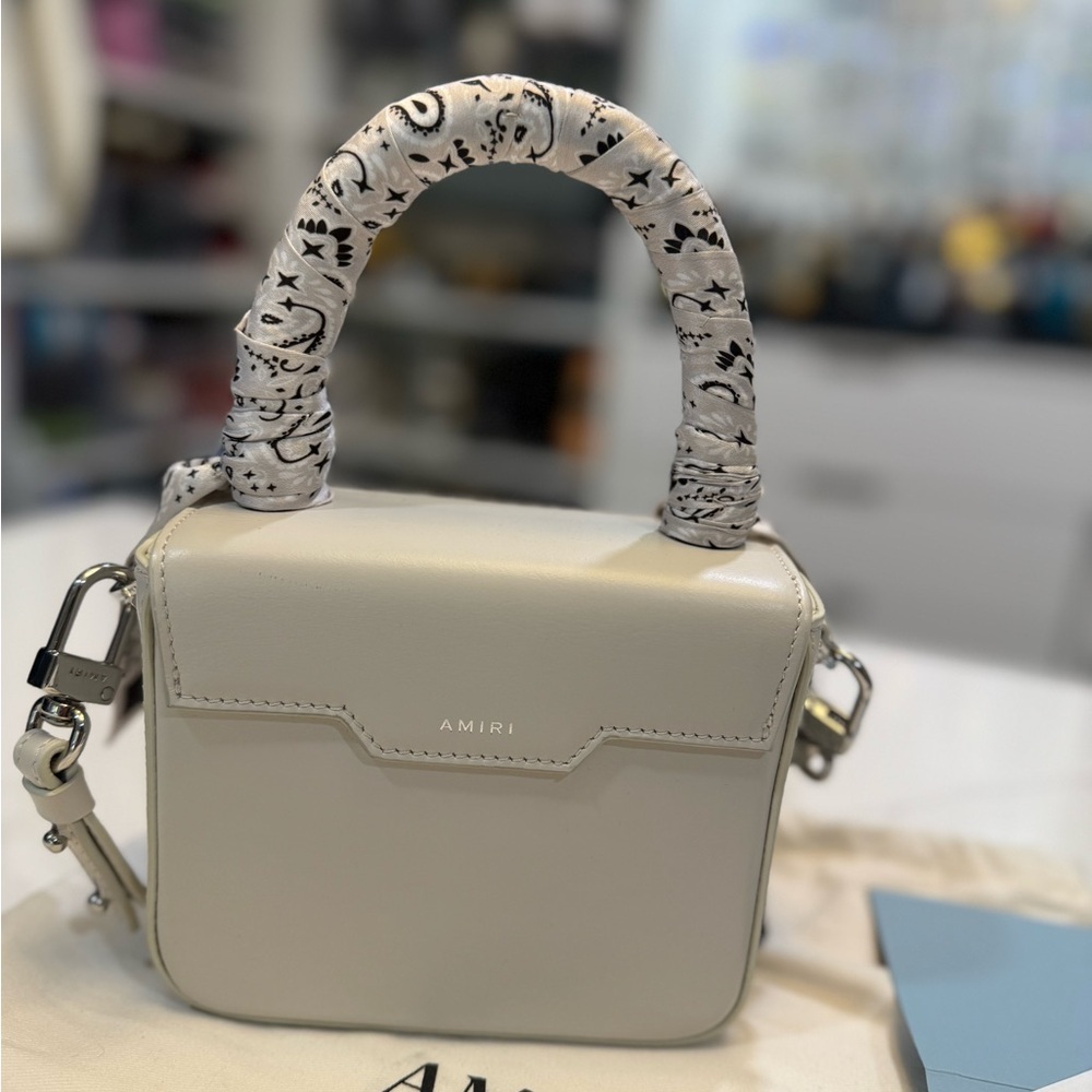 AMIRI White Micro MA  Bag with Logo Accent - New - Picture 5 of 11